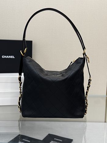 Chanel Maxi shopping bag black Calfskin leather - 20x31x8.5cm