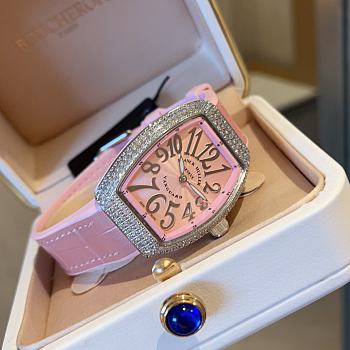 Franck Muller Vanguard Automatic Diamond Silver Dial
