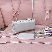 	 Miu Miu Cookie Popup Basket Bag In White - 24 X12.5 X 9 cm - 5