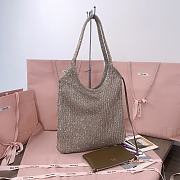 Miu Miu Ivy Sequinned Tote Bag in Silver - 35 X 40 cm - 4