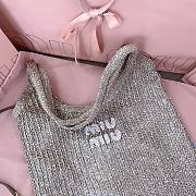 Miu Miu Ivy Sequinned Tote Bag in Silver - 35 X 40 cm - 2