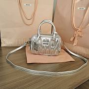 Miu Miu Arcadie Small Bag in Silver - 19X13X6CM - 1