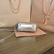 Miu Miu Arcadie Small Bag in Silver - 19X13X6CM - 5