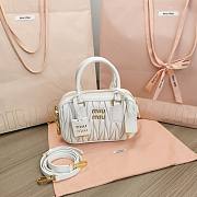 	 Miu Miu Arcadie Small Bag in White - 19X13X6CM - 1