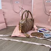 Miu Miu Arcadie Small Bag in Brown - 19X13X6CM - 6