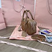 Miu Miu Arcadie Small Bag in Brown - 19X13X6CM - 3