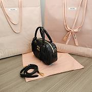 	 Miu Miu Arcadie Small Bag in Black - 19X13X6CM - 4