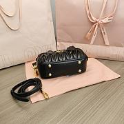 	 Miu Miu Arcadie Small Bag in Black - 19X13X6CM - 3