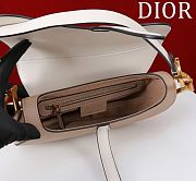 Dior Saddle Bag with Strap Two-Tone Latte and Beige  - 25.5×20×6.5cm - 2