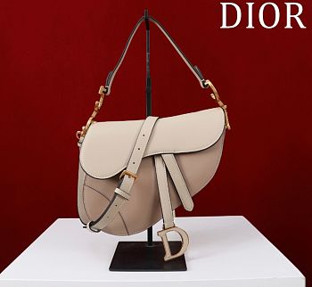 	 Dior Saddle Bag with Strap Two-Tone - 25.5×20×6.5cm