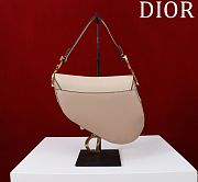 	 Dior Saddle Bag with Strap Two-Tone - 25.5×20×6.5cm - 5