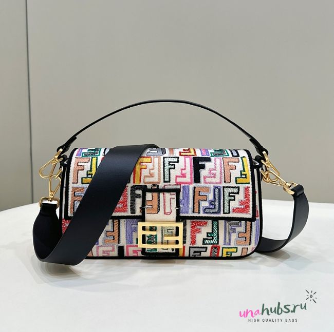 Fendi Baguette Multicolor Bag - 27×15×6cm - 1