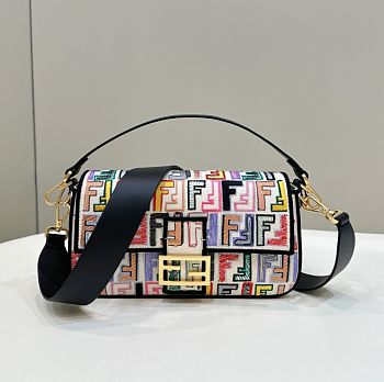 Fendi Baguette Multicolor Bag - 27×15×6cm