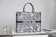Dior Large Book Tote Dark Blue - 41.5*35*18cm - 1