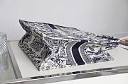Dior Large Book Tote Dark Blue - 41.5*35*18cm - 5
