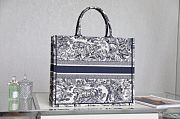 Dior Large Book Tote Dark Blue - 41.5*35*18cm - 3