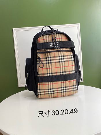 Burberry Large Cooper Backpack in Archive Beige - 30 x 20 x 49cm