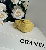 Chanel Classic Mini Yellow Caviar Backpack - 18×13×9cm - 6