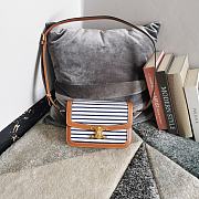 	 Celine Triumph Canvas Handbag White in Canvas - 22.5-16.5-7.5cm - 1
