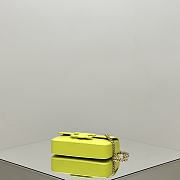 Celine Yellow Celine Cuir Triomphe Chain Shoulder Bag Leather - 20.5*11.5*4cm - 6