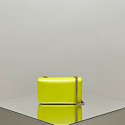 Celine Yellow Celine Cuir Triomphe Chain Shoulder Bag Leather - 20.5*11.5*4cm - 5
