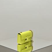 Celine Yellow Celine Cuir Triomphe Chain Shoulder Bag Leather - 20.5*11.5*4cm - 4