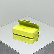 Celine Yellow Celine Cuir Triomphe Chain Shoulder Bag Leather - 20.5*11.5*4cm - 2