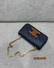 Celine Cuir Triomphe Chain Shoulder Bag Leather - 20.5*11.5*4cm - 5