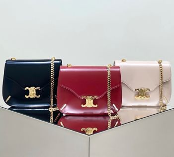 Celine CHAIN BESACE TRIOMPHE - 24.5*17*4cm
