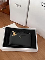 CELINE ZIPPED CARD HOLDER TRIOMPHE CHARMS - 11 X 7.5 X 1cm - 3