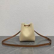 Celine MICRO SAILOR IN Textile with Anchor Embroidery and Calfskin - 13.5x17.5x11cm - 3