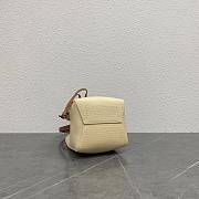 Celine MICRO SAILOR IN Textile with Anchor Embroidery and Calfskin - 13.5x17.5x11cm - 4