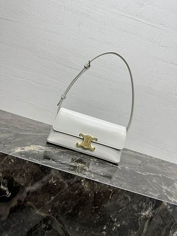 Celine Crossbody White Bag - 24X11X8cm