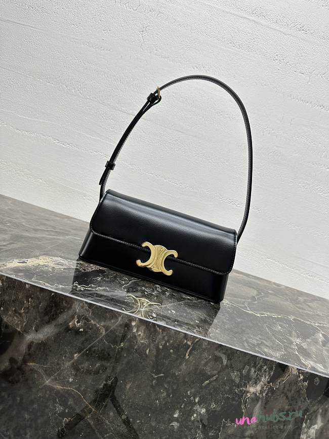 	 Celine Crossbody Black Bag - 24X11X8cm - 1