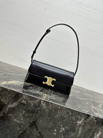 	 Celine Crossbody Black Bag - 24X11X8cm