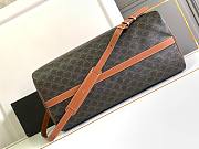 Celine Coated Canvas & Leather Travel Bag - 50×28×22.5cm - 2