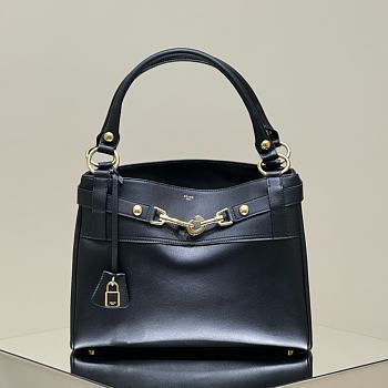 CELINE Supple Calfskin Medium Annabel Black - 36.5*28.5*10cm