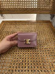 Celine Triomphe Purse In Pink - 10.5 X 8.5 X 3cm - 1