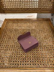 Celine Triomphe Purse In Pink - 10.5 X 8.5 X 3cm - 4