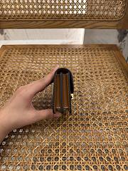 	 Celine Triomphe Purse In Brown - 10.5 X 8.5 X 3cm - 3