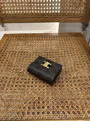 	 Celine Triomphe Purse In Brown - 10.5 X 8.5 X 3cm - 2