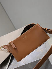 YSL Le 5 a 7 Hobo canvas and leather shoulder bag  26×31.5×13.5cm - 2