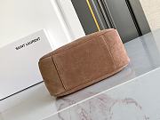 YSL LE 5 À 7 supple small in suede - 23 X 22 X 8.5cm - 4