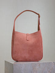 	 YSL LE 5 À 7 supple small in suede pink - 23 X 22 X 8.5cm - 6