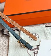 Hermes Mini belt H buckle Reversible leather 13mm - 6