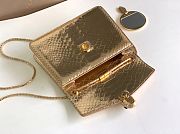 Bvlgari Serpenti Croossbody Bag In Gold Snake Leather - 20 X 15 X 5 Cm - 5