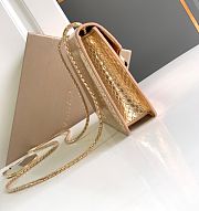 Bvlgari Serpenti Croossbody Bag In Gold Snake Leather - 20 X 15 X 5 Cm - 4