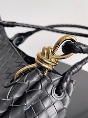 Bottega Veneta Large Parachute In Black - 30x26x20cm - 6