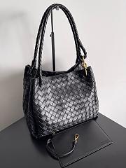 Bottega Veneta Large Parachute In Black - 30x26x20cm - 2