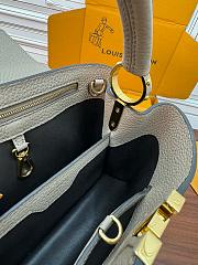 Louis Vuitton Capucines BB Beige/Galet Grey - 27x18x9cm - 4